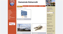 Desktop Screenshot of hohenroth.rhoen-saale.net